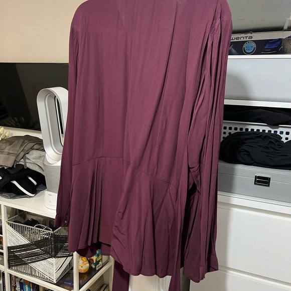 Loft Plus Wrap Top Blouse - Picture 5 of 5